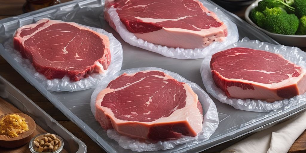 vacuum-sealed meat thawing tips kitchen